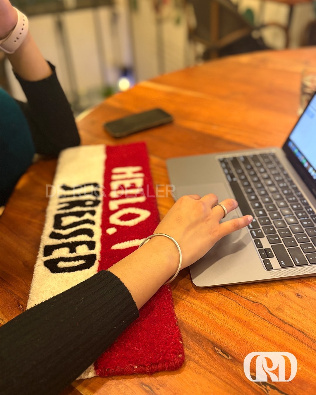 STRESSED KEYBOARD RUG 1