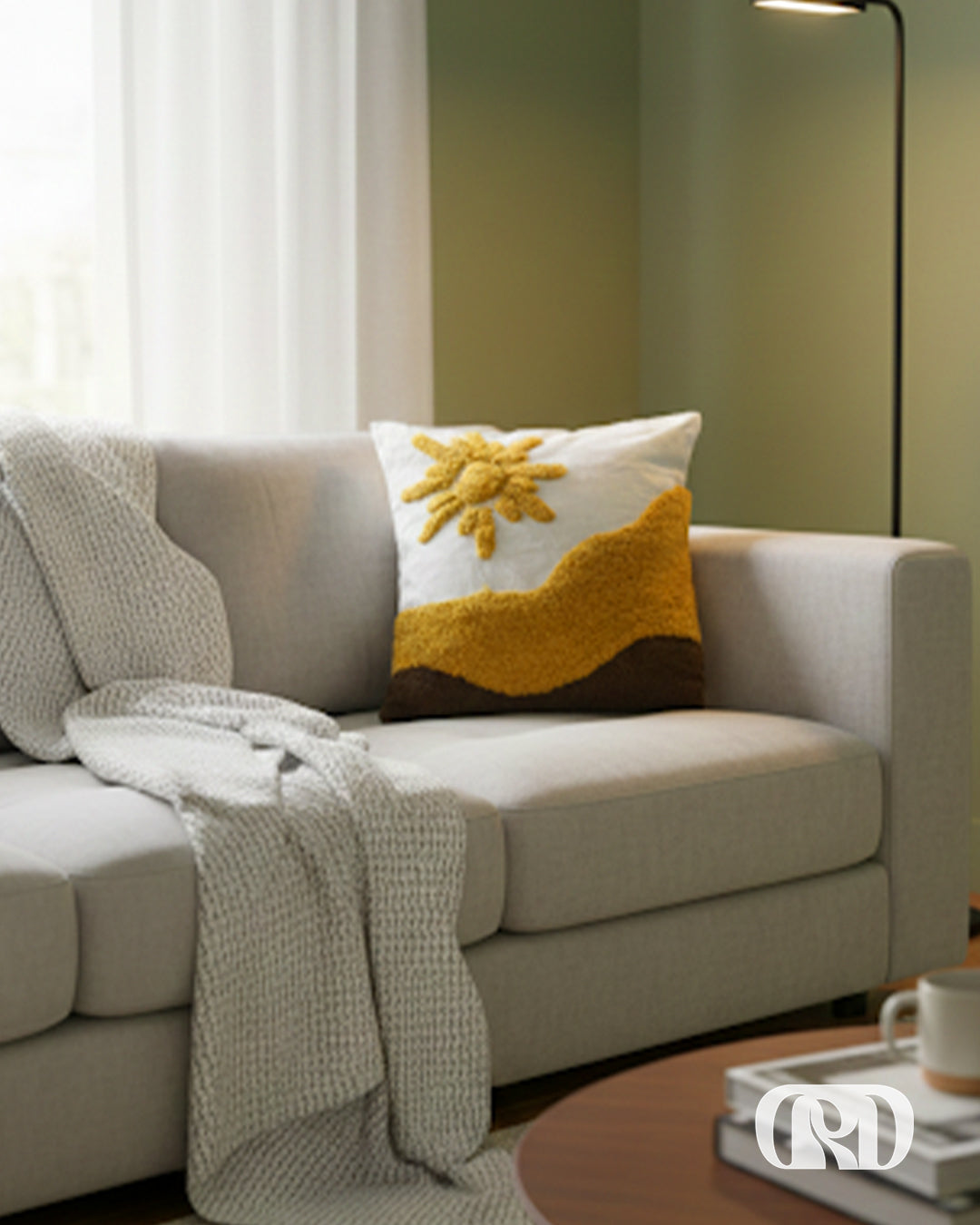 SAHARA SUNBURST CUSHION COVER