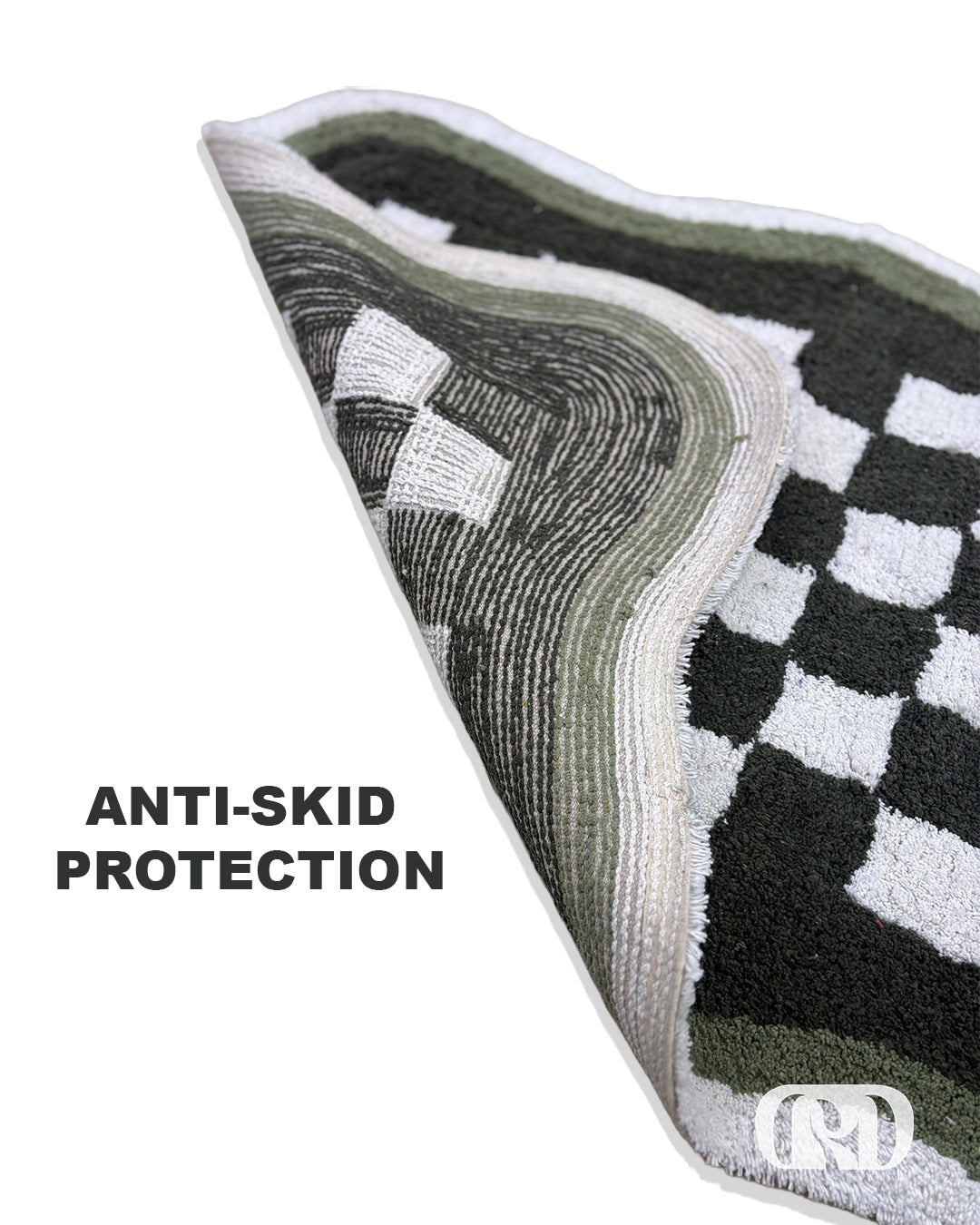 RIVER GRID TUFTED RUNNER