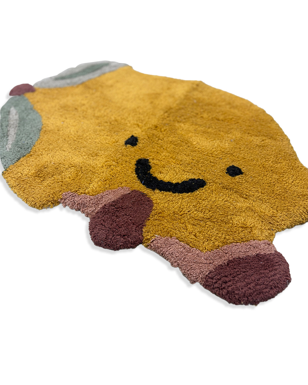 YELLOW CUTE LEMON TUFTED RUG