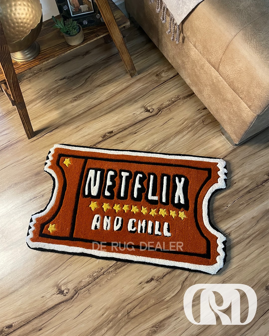 NETFLIX AND CHILL RUG