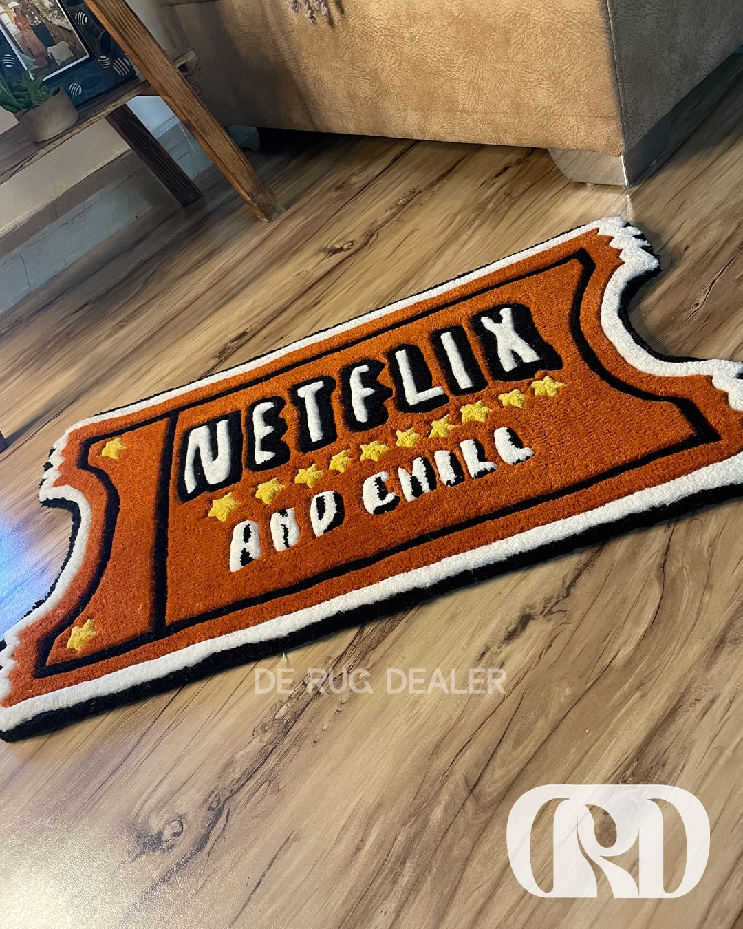 NETFLIX AND CHILL RUG