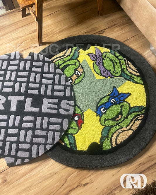 2 IN 1 NINJA TURTLE RUG