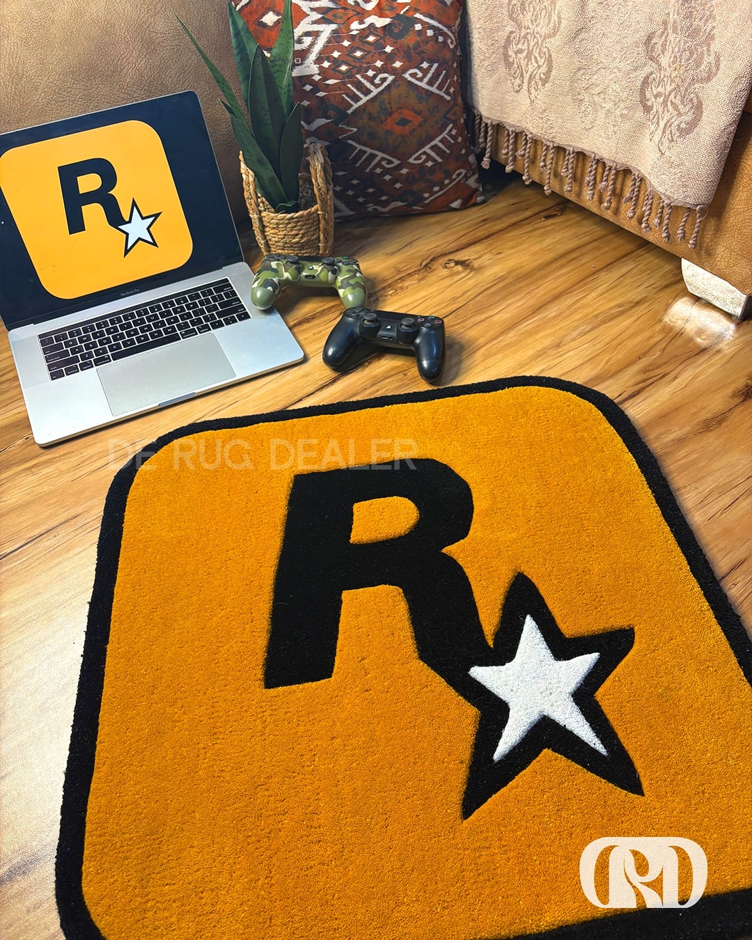 ROCKSTAR LOGO RUG