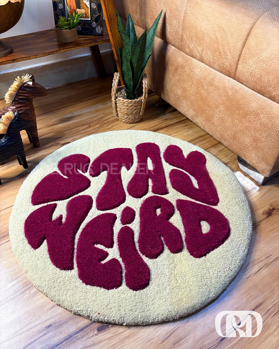 STAY WEIRD RUG