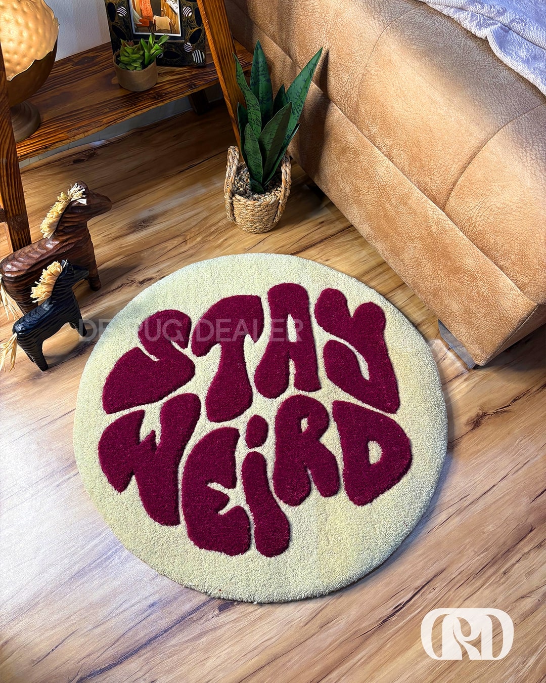 STAY WEIRD RUG