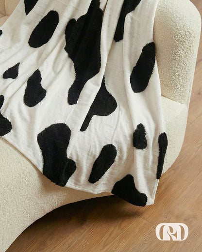 COW PRINT SOFA TUFTED SOFA THROW