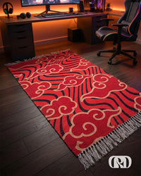 CRIMSON CLOUD CHENILLE RUG