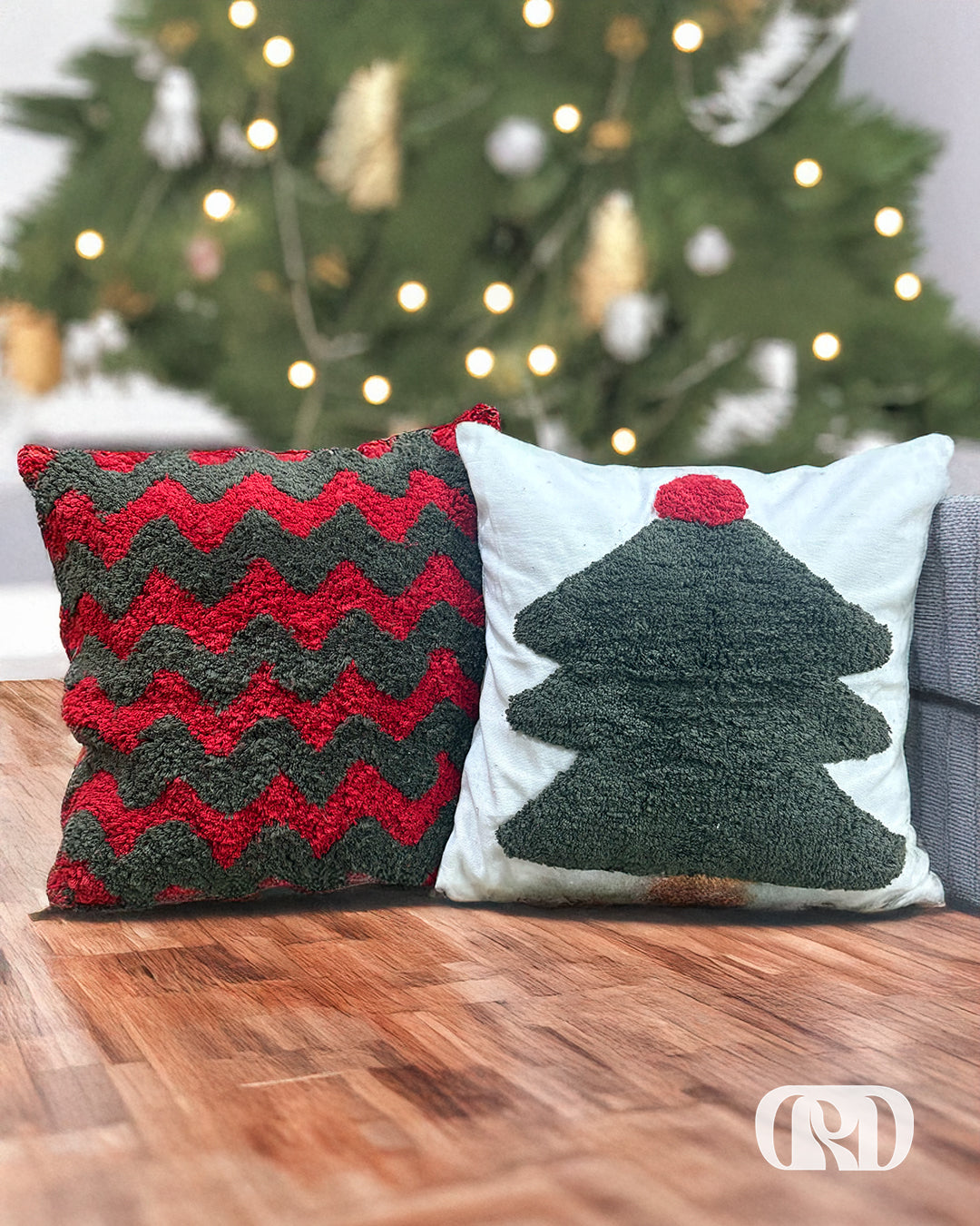 ALPINE ZIG-ZAG TUFTED CUSHION COVER SET