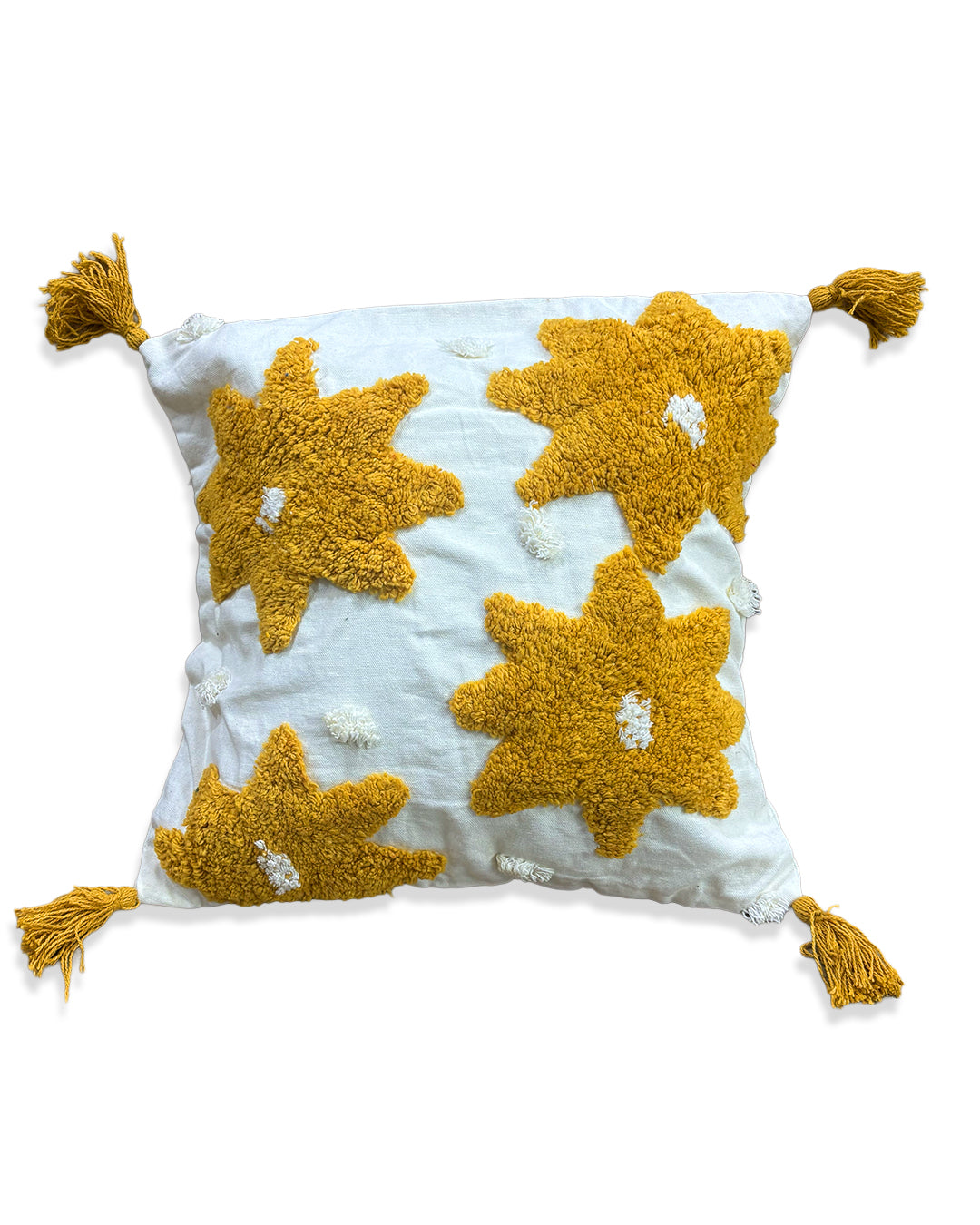 GOLDEN STAR TUFTED CUSHION COVER