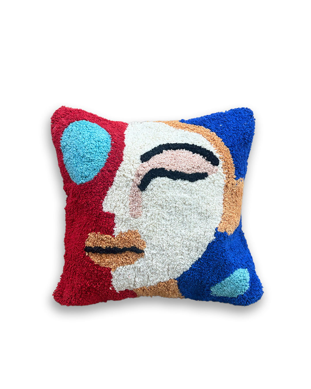 ABSTRACT TUFTED CUSHION COVER