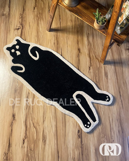 SLEEPING CAT RUG