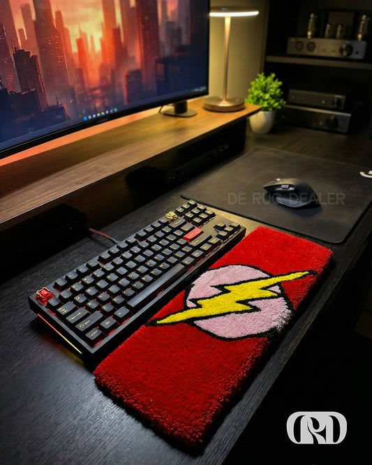 FLASH BOLT KEYBOARD RUG