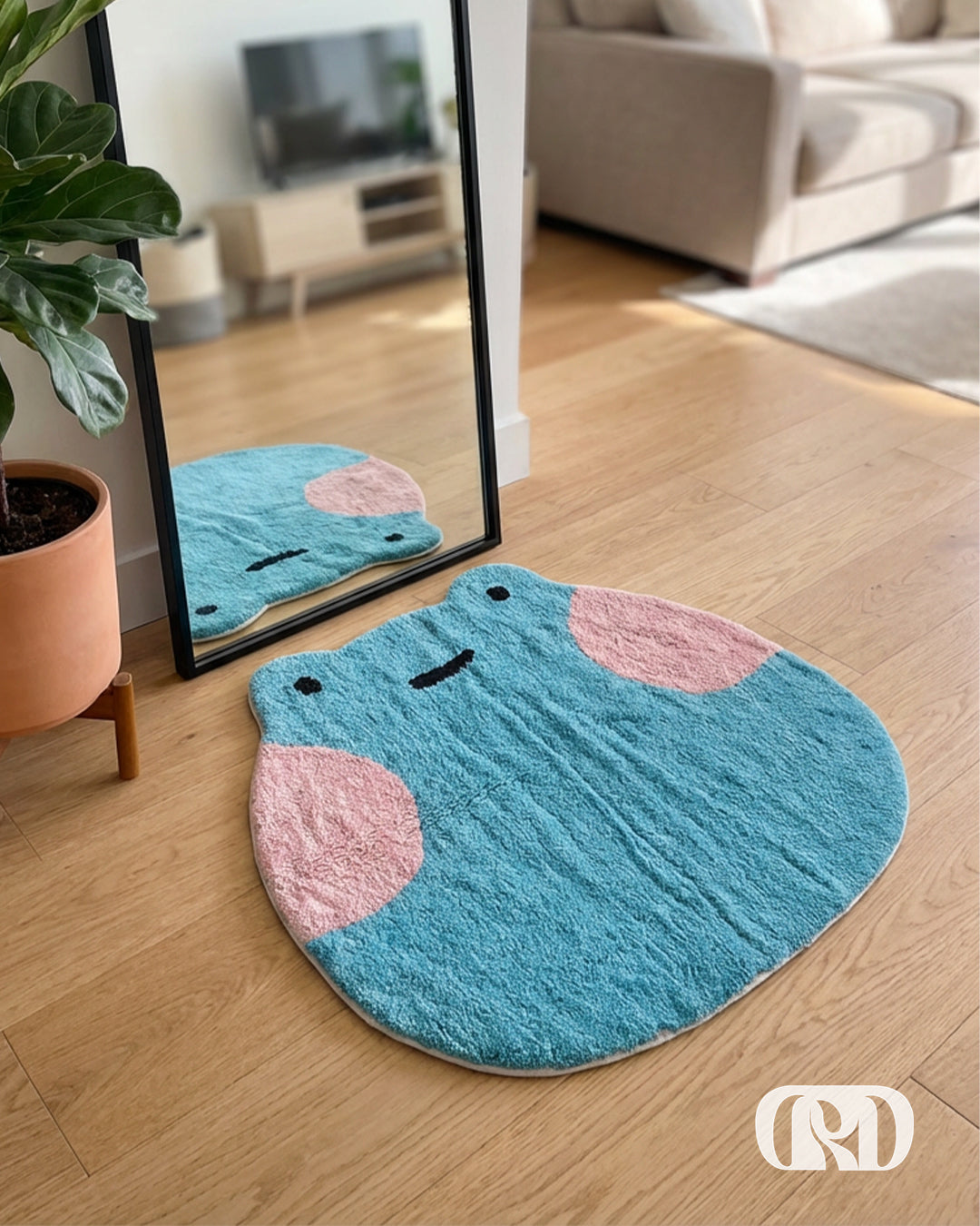 HAPPY FROG TUFTED RUG