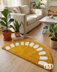GOLDEN ARC TUFTED RUG