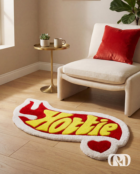 HOT GIRL ENERGY HAND-TUFTED RUG