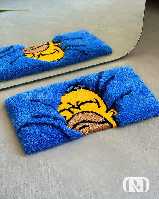 SLEEPING SIMPSON RUG