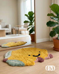YELLOW CUTE LEMON TUFTED RUG