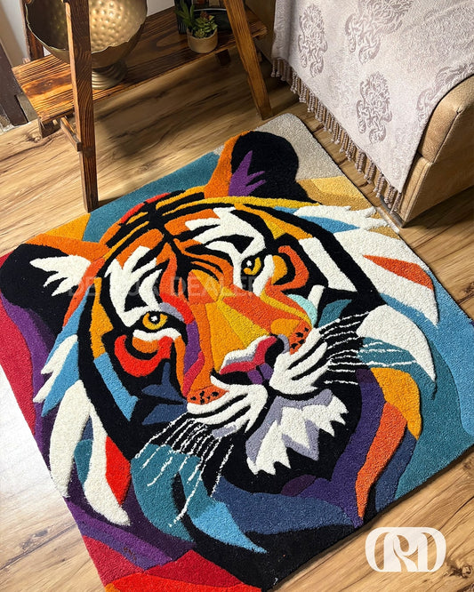Jungle King 3D Rug by derugdealer