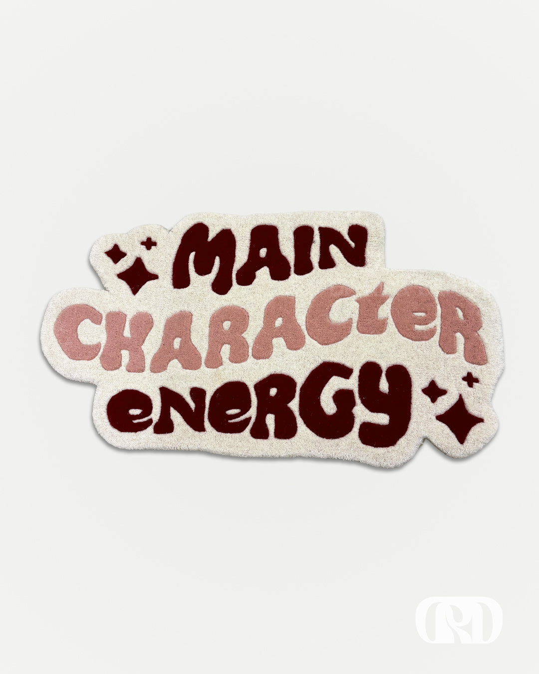 MAIN CHARACTER ENERGY PINK HAND-TUFTED RUG