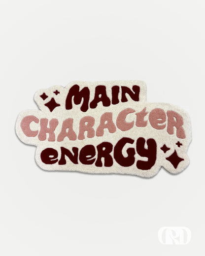 MAIN CHARACTER ENERGY PINK HAND-TUFTED RUG