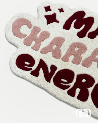 MAIN CHARACTER ENERGY PINK HAND-TUFTED RUG