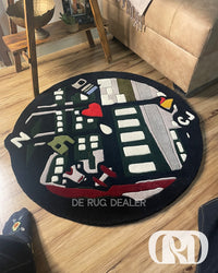 GTA MAP HAND-TUFTED RUG