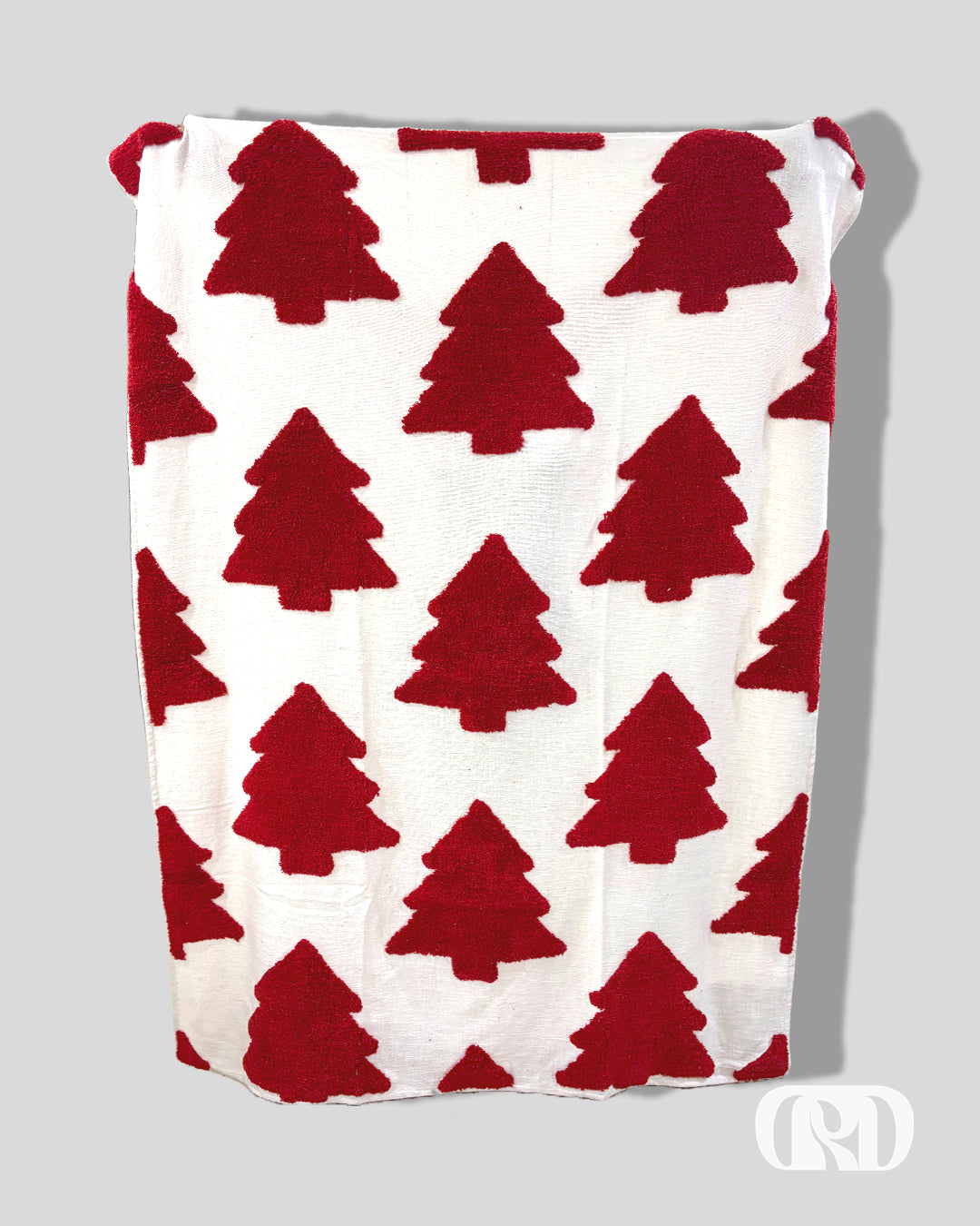 CRIMSON BRANCH TUFTED SOFA THROW