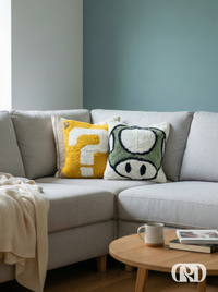 RETRO GAME TUFTED CUSHION COVER SET