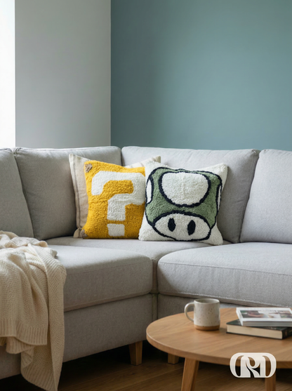 RETRO GAME TUFTED CUSHION COVER SET