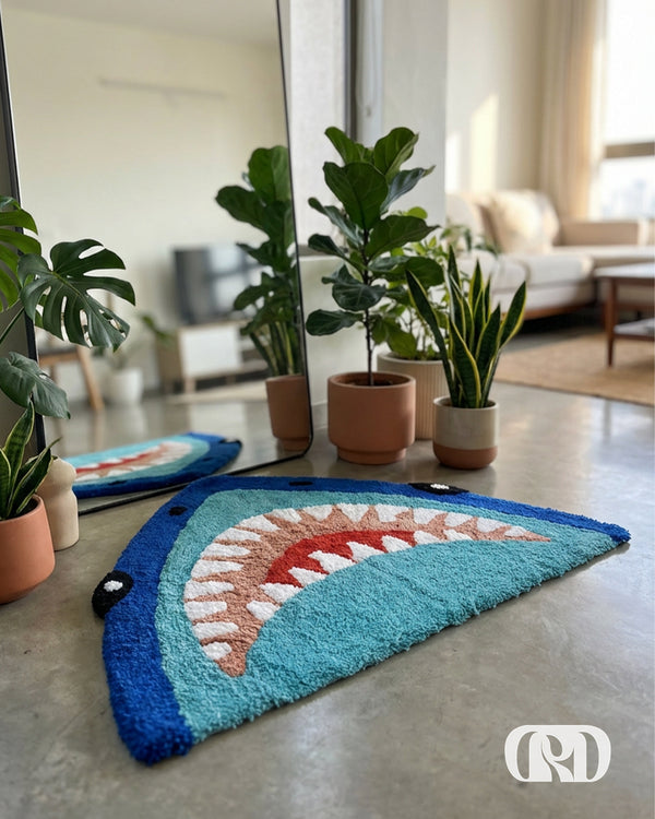 SHARK ATTACK TUFTED RUG