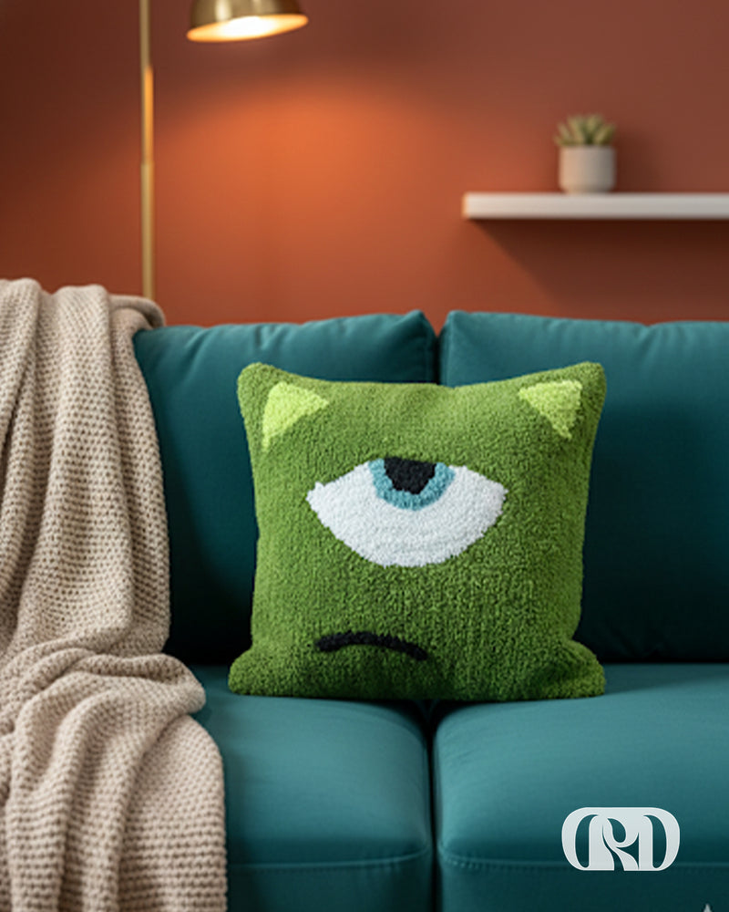 SLEEPY MONSTER CUSHION COVER