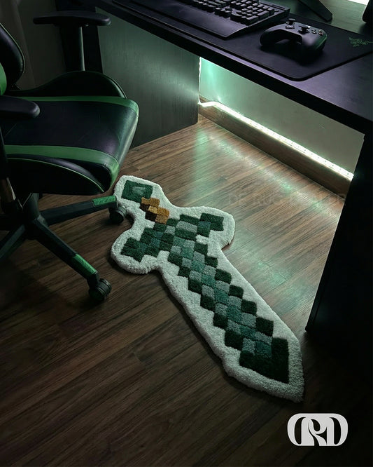 PIXEL BLADE HAND-TUFTED RUG