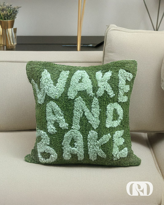 WAKE AND BAKE CUSHION COVER